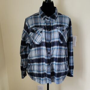 Woolrich Cotton Flannel Plaid Shacket